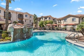 Resort-inspired pool and spa